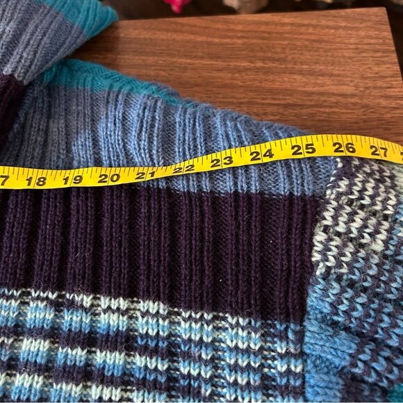 Northern lifestyles Canada Men's Blue Striped Sweater wool XXL - Picture 6 of 10